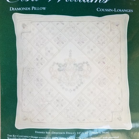 Stitchery Needlepoint Elsa Williams Pillow Kit NEW - Picture 3 of 5